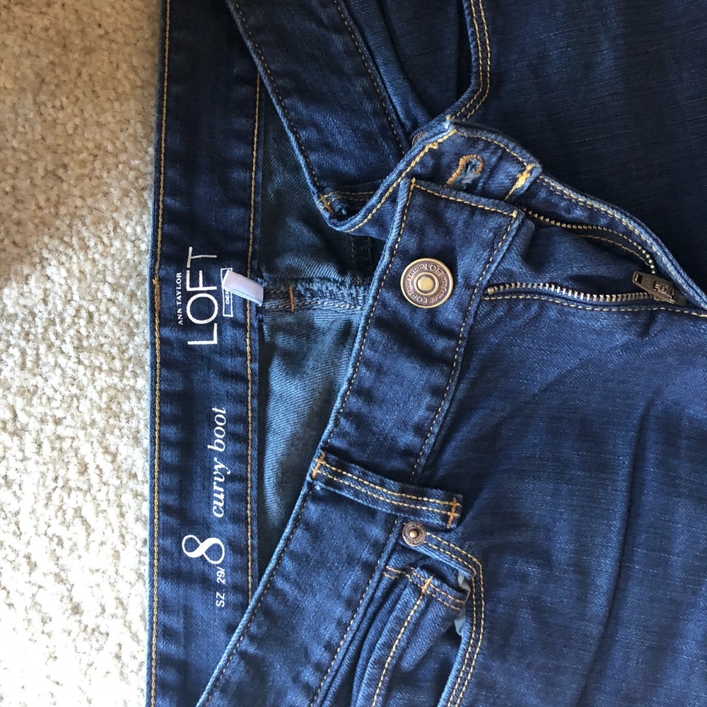 LOFT curvy boot jean